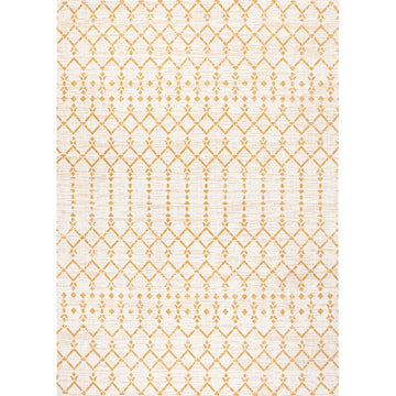 Ourika Moroccan Geometric Textured Weave Indoor/outdoor Area Rug